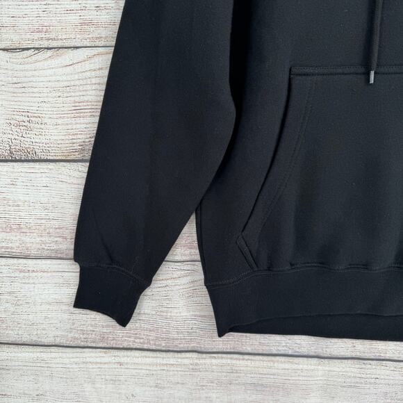 Hard Rock Cafe Santa Rocker Drums Christmas Hoodie Sweatshirt Adult S Black NEW - Picture 5 of 12